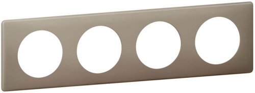 Рамка универсальная Legrand Celiane 4-м. грей перкаль  картинка